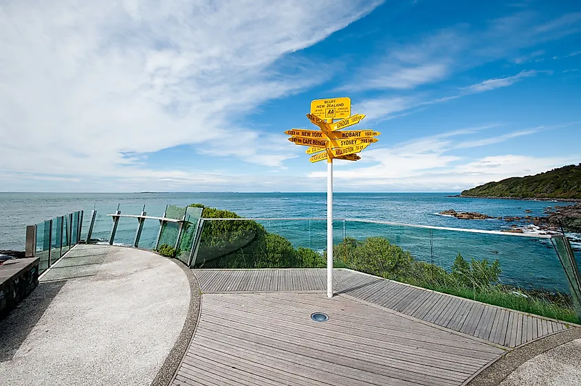 Stirling point, New Zealand