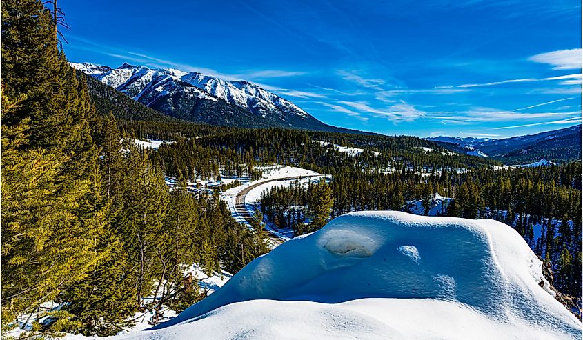 Winter wonderland in Ketchum. 