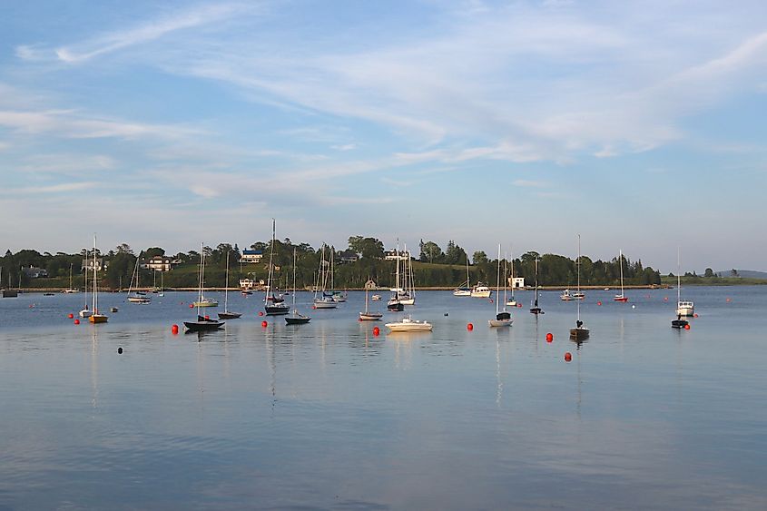 Harbor in the village of Chester, Lunenburg County, Nova Scotia