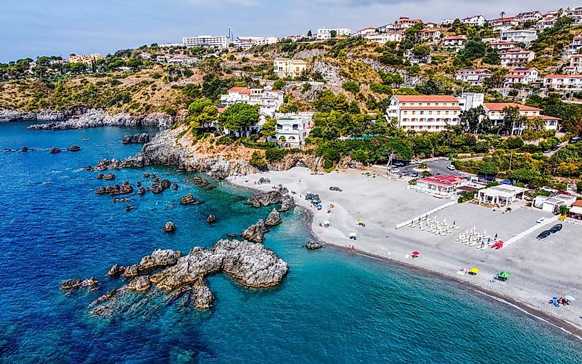 Beautiful Aerial Pictures of Scalea, Calabria, Italy