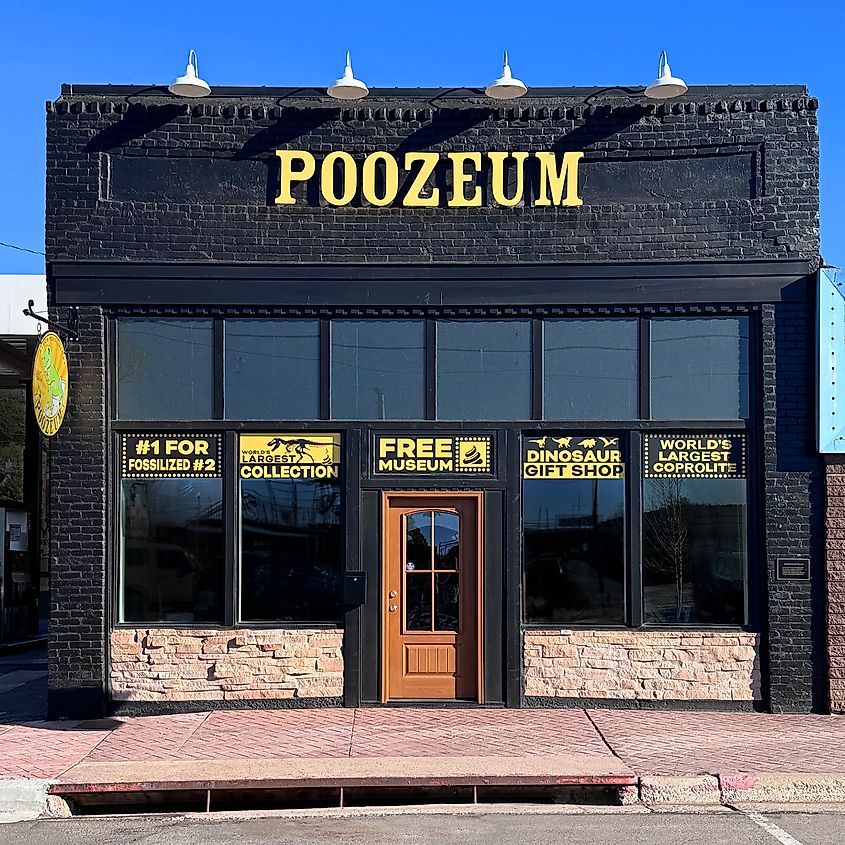 The Poozeum Museum & Gift Shop, Williams, Arizona.