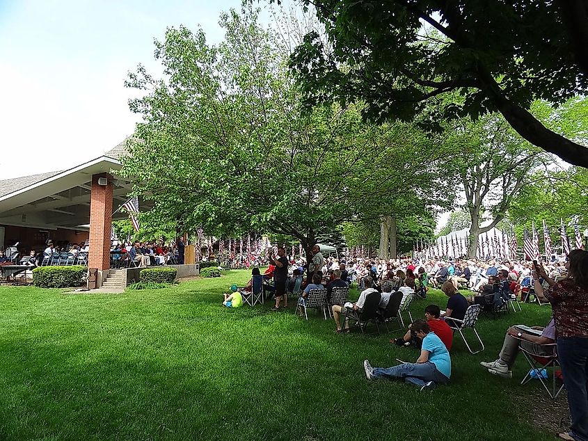 Memorial Day 2014, Geneseo, Illinois City Park