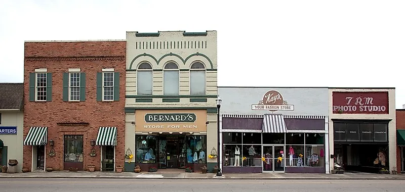 Downtown Jasper, Alabama.