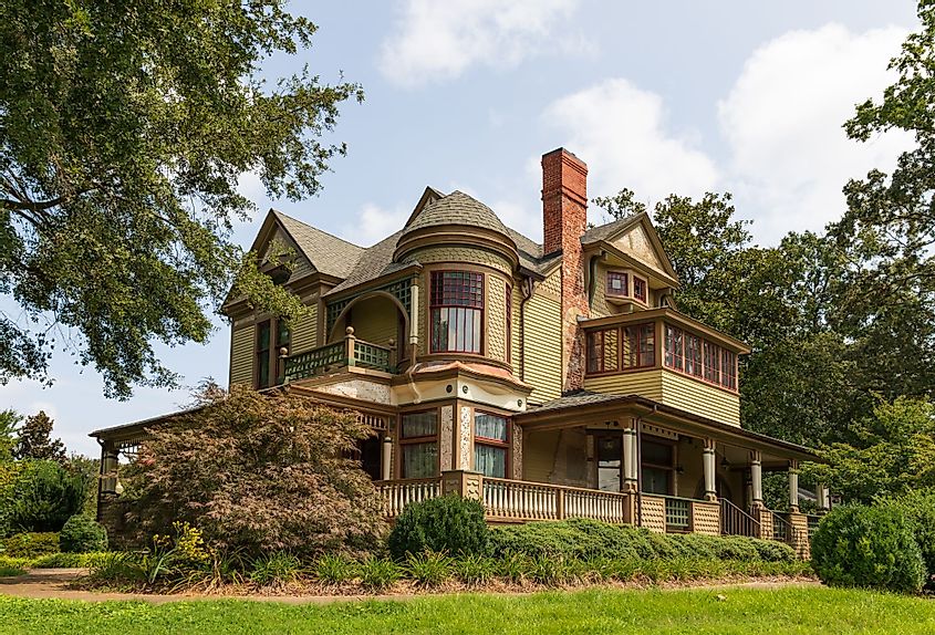 The historic Harper House in Hickory, North Carolina