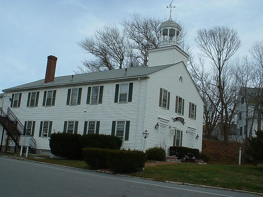 Wellfleet Town Hall in Wellfleet, Massachusetts