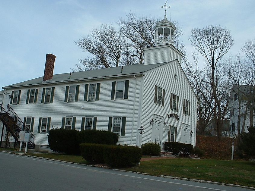 Wellfleet Town Hall in Wellfleet, Massachusetts