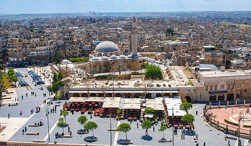 Panorama of Aleppo Syria