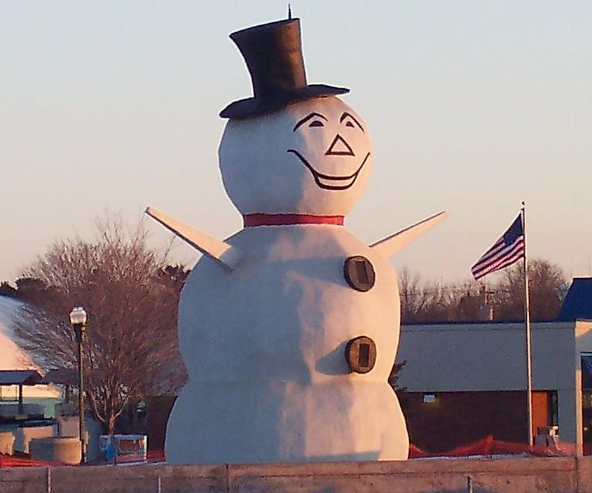 North St. Paul, Minnesota Snowman.