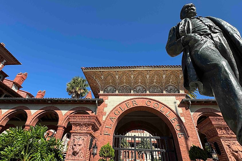 Flagler College was once a Gilded Age hotel. Image Credit Bryan Dearsley