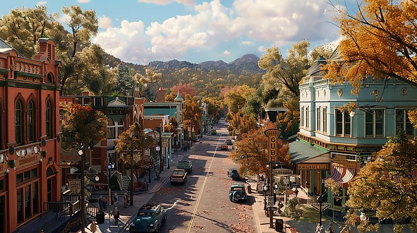 The town of Hot Springs, Arkansas.