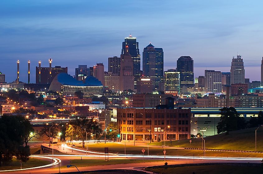 Kansas City. Image of the Kansas City skyline at sunrise.