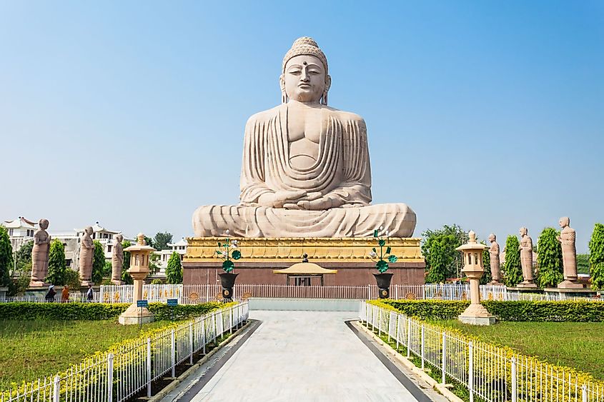 Great Buddha Statue near Mahabodhi Temple, Bodh Gaya