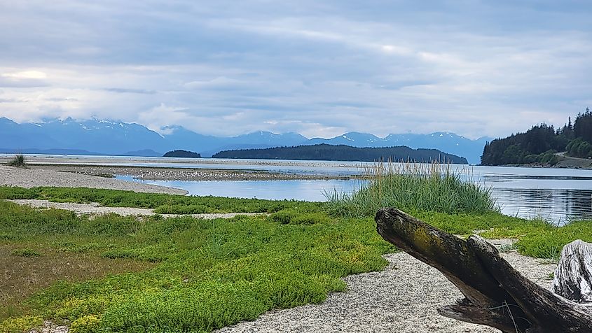 Eagle Beach, Juneau, Alaska.