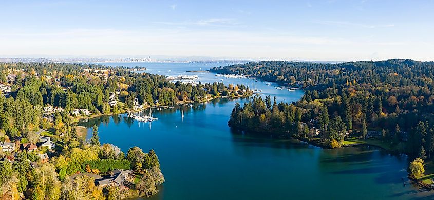 Aerial View of Bainbridge Island