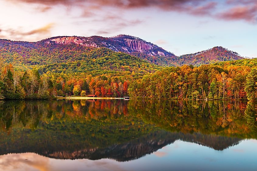 Table Rock Mountain in Pickens, South Carolina.