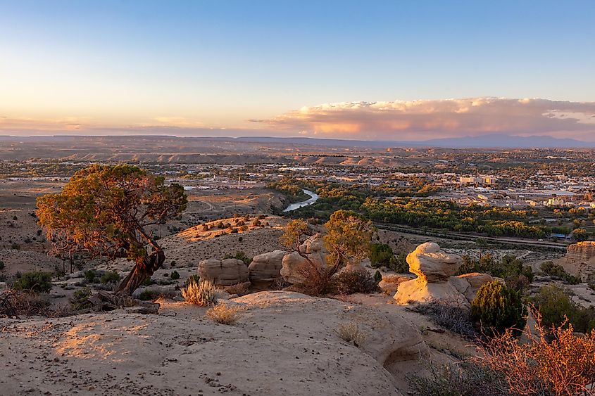 San Juan River and Farmington, New Mexico