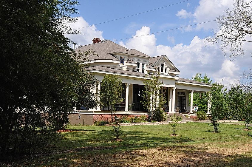 The White-Alford House in McComb, Mississippi.