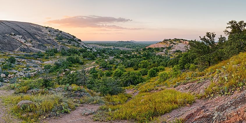 Enchanted Rock State Natural Area in Texas.