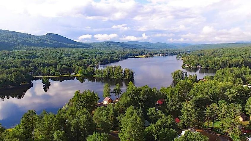 Aerial view of Wells, New York, via Wells, NY - Town Crier on Facebook