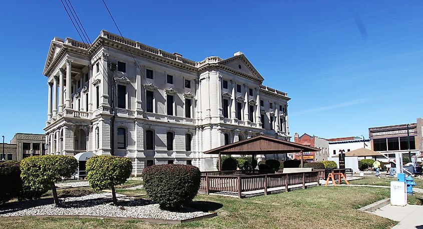 The Grant County Courthouse in Marion, Indiana