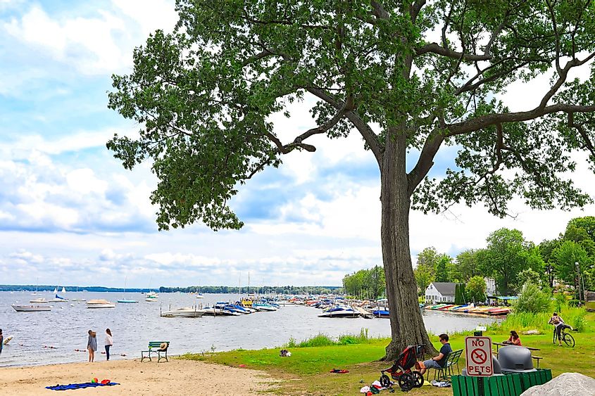 Chautauqua Institution is a waterfront village in New York that attracts thousands annually