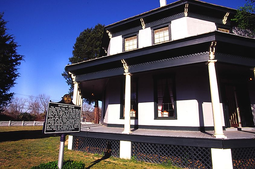 Octagon House in Clayton, Alabama.