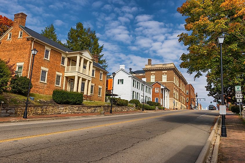 Main Street in Greenville, Tennessee
