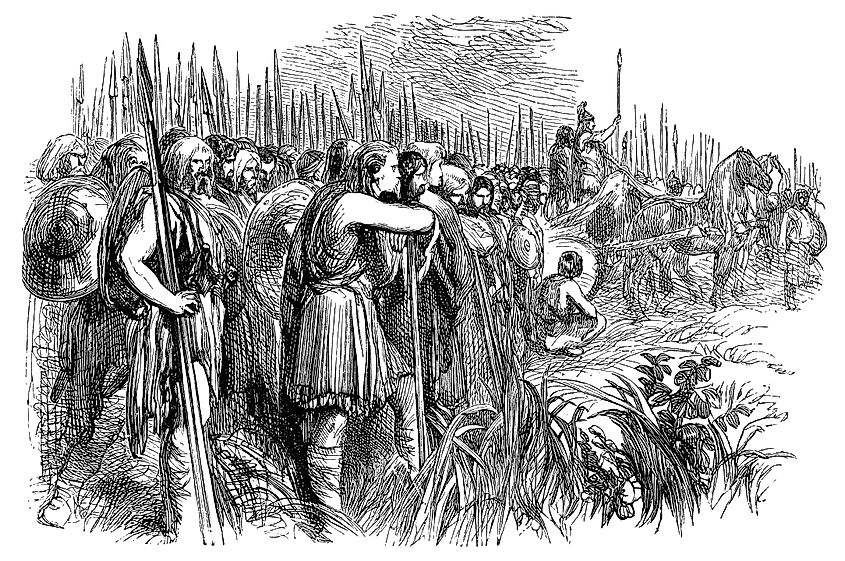 Ancient Roman Army on the Battlefield