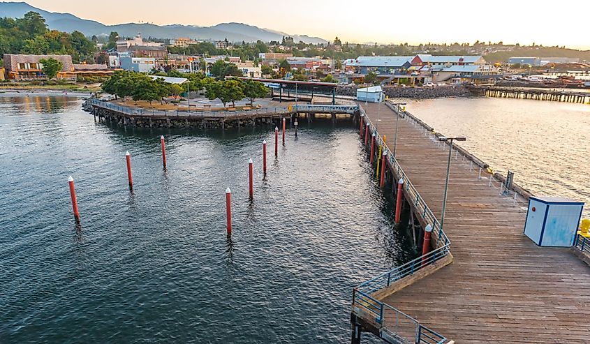 Port Angeles City Pier view.