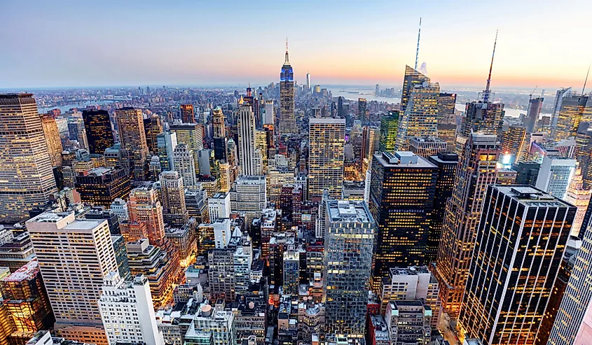 New York City, Manhattan skyline