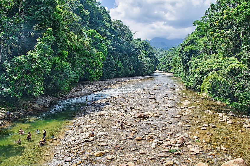The beautiful Caqueta River.