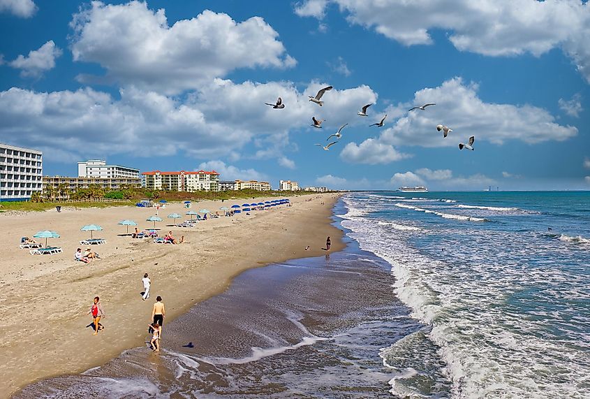 Cape Canaveral is home to Port Canaveral, one of the busiest cruise ports in the world, and is part of a region known as the Space Coast, via Darryl Brooks / Shutterstock.com