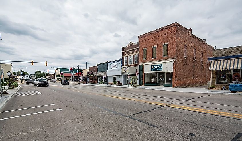 Downtown Churubusco, Indiana.