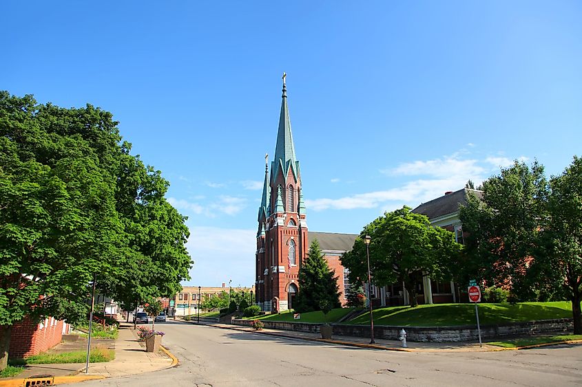 St John's Catholic Church in Vincennes.