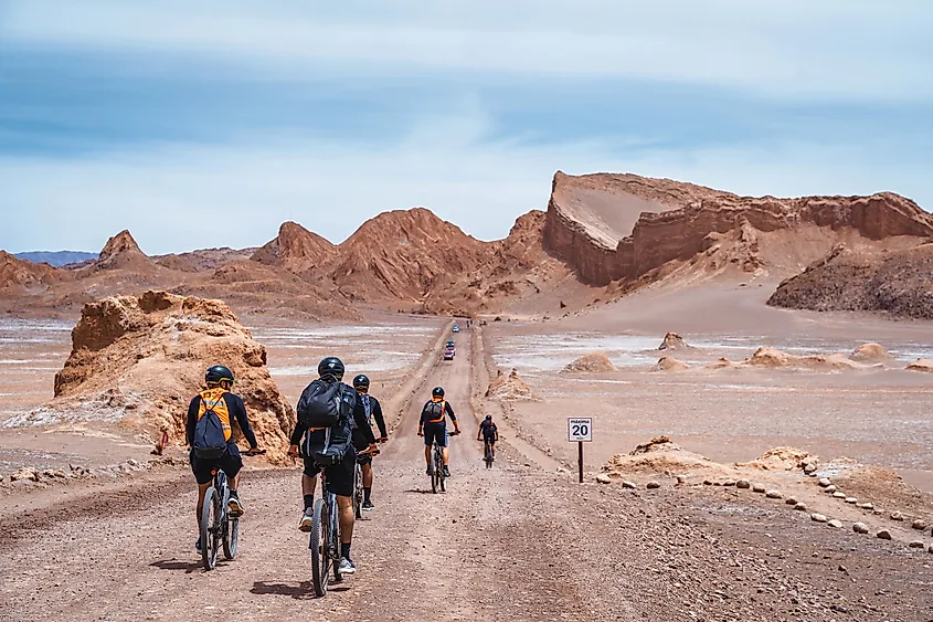 The Atacama Desert near San Pedro de Atacama, northern Chile, South America. 