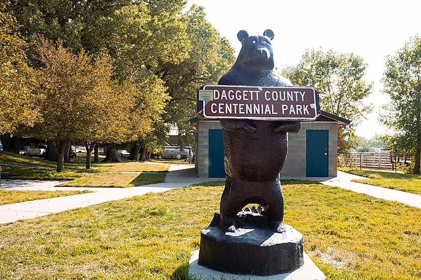 Manila, Utah. Daggett County Centennial Park.