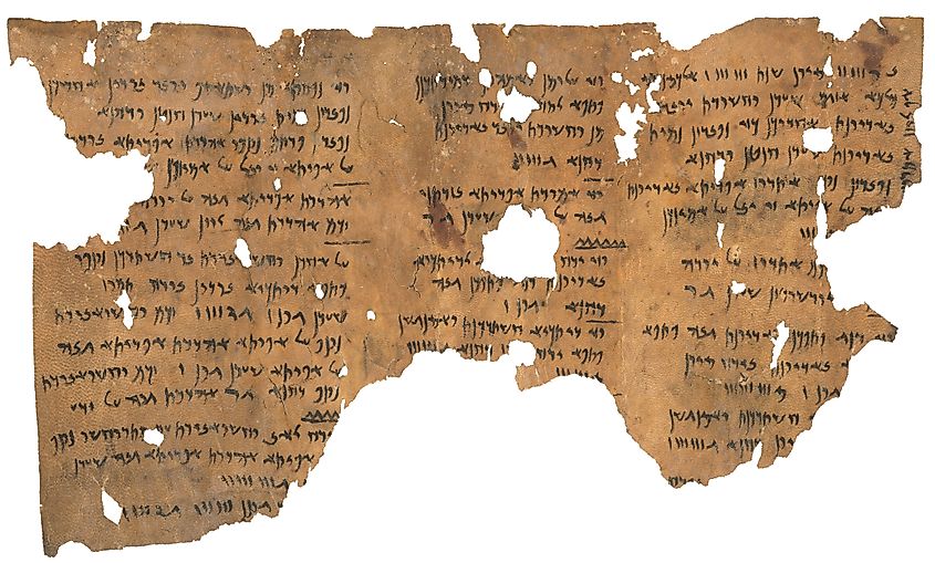 Administrative document from Bactria dated to the seventh year of Alexander's reign (324 BC).