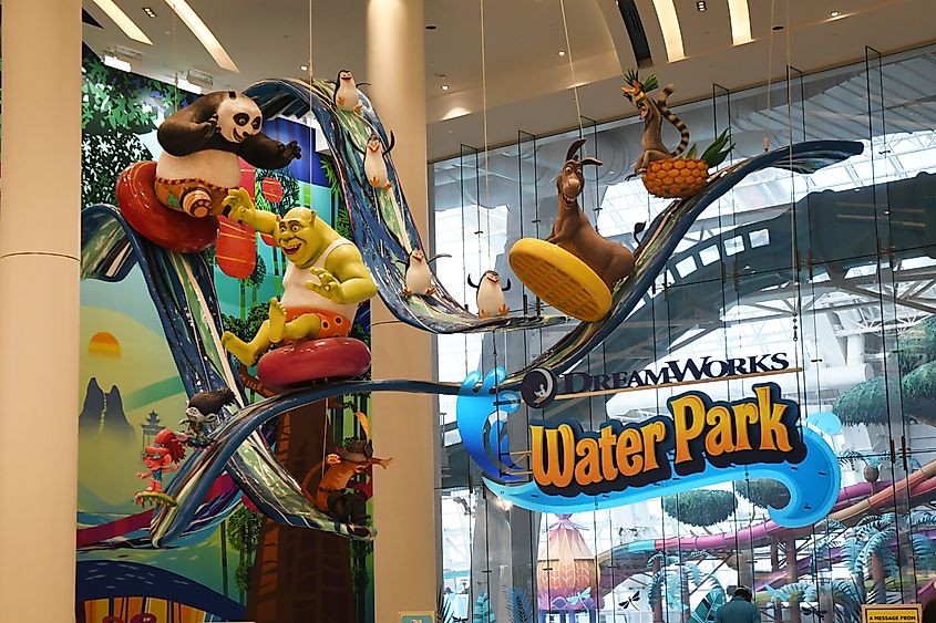 Dreamworks Water Park in Rutherford, NJ. Editorial credit: Adonis Page / Shutterstock.com