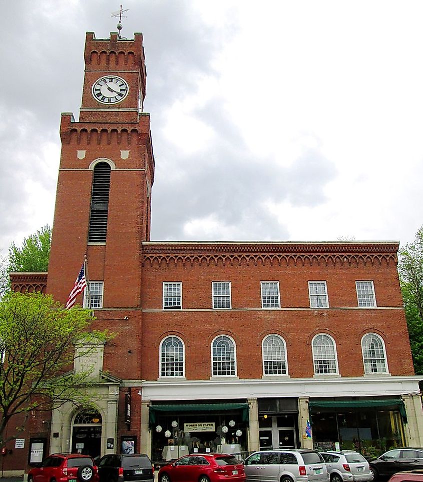 Bellows Falls Opera House exterior.