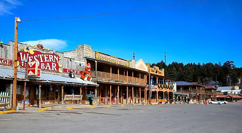 The beautiful town of Cloudcroft, New Mexico