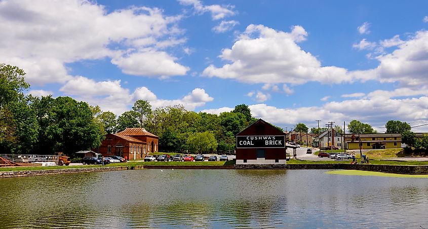 Visitor's center in Williamsport, Maryland.