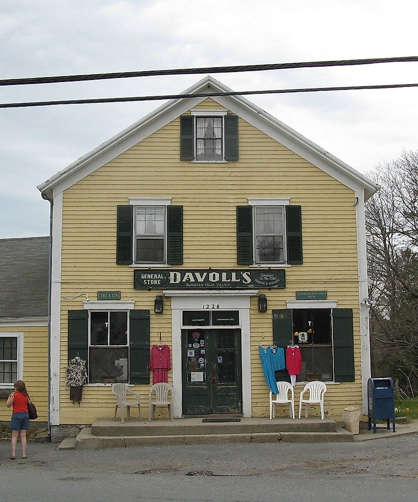 Davoll's General Store, Russells Mills Massachusetts.