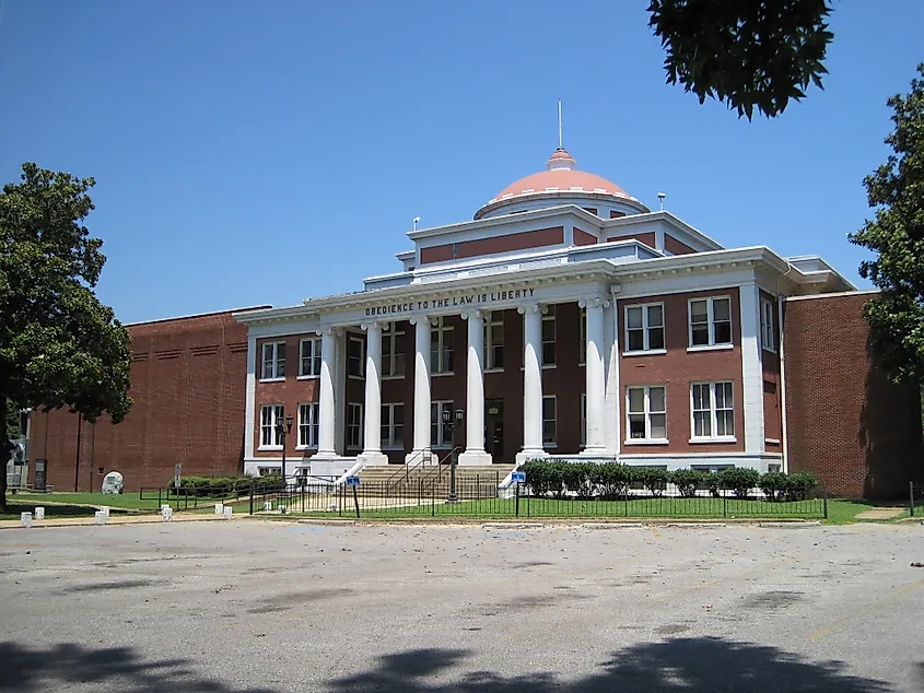 Courthouse in Marion, Arkansas.