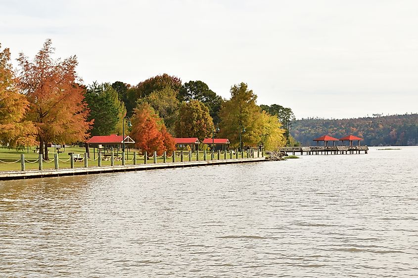 Lake Dardanelle State Park near Russellville, Arkansas.