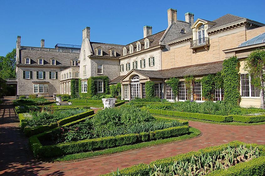 George Eastman House Garden in Rochester, New York