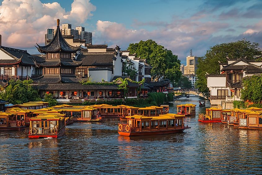 The Confucius Temple Area in Nanjing, China