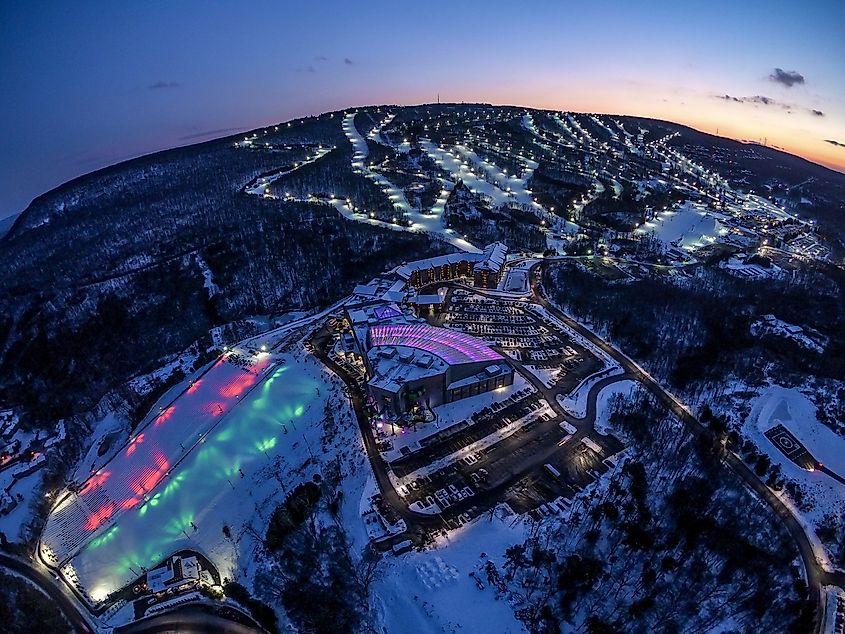 Camelback Resort in Winter.