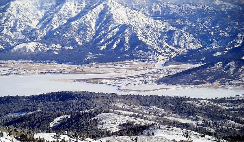 View of Alpine, Wyoming.