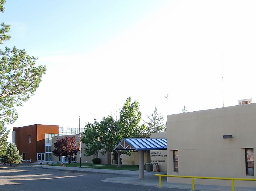 Bloomfield administrative offices on North First Street.