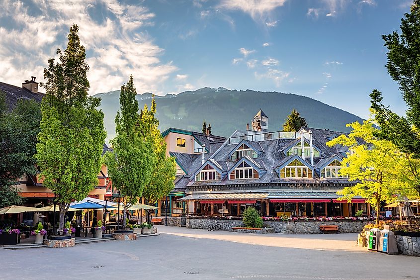 Whistler Village in the Summer. Pierre Leclerc via Shutterstock